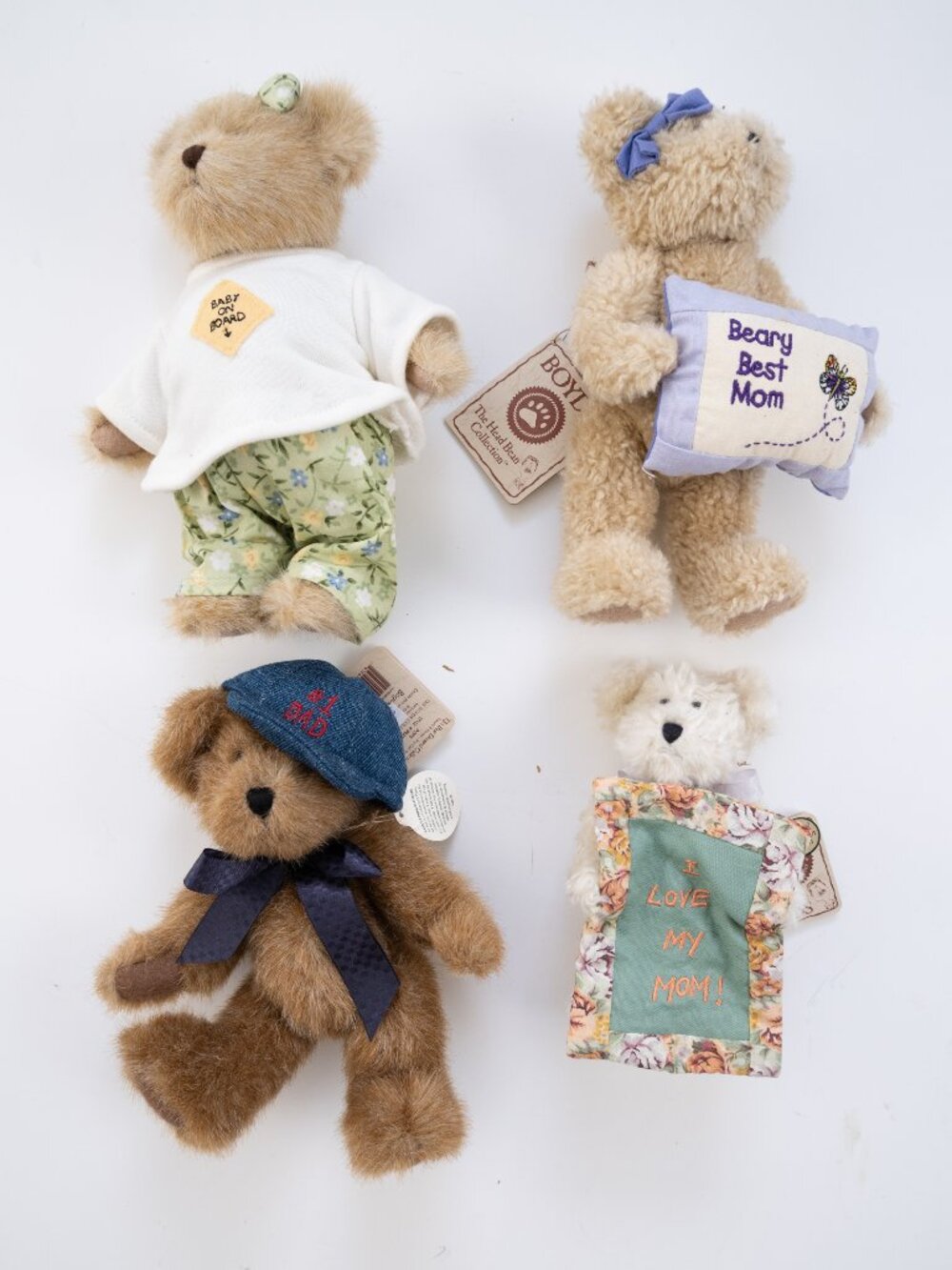 BOYDS BEARS collection Lot of 4 Parenting themed bears